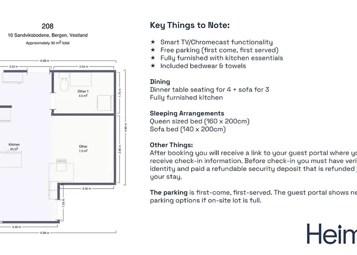 Heimby - W Free Parking Apartment